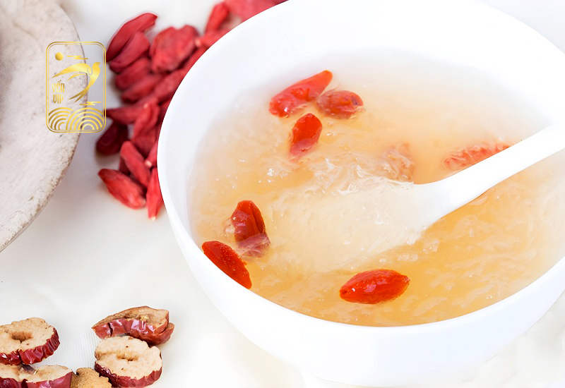 Yến chưng táo đỏ kỷ tử