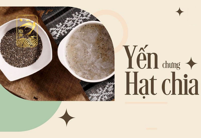 Cách chưng yến với hạt chia