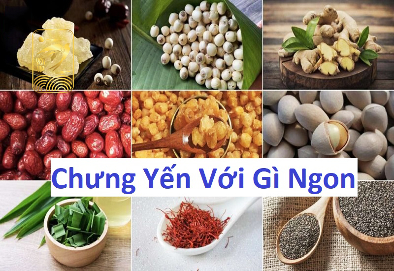 Chưng yến với gì 