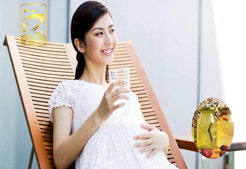 Bầu uống nước yến được không