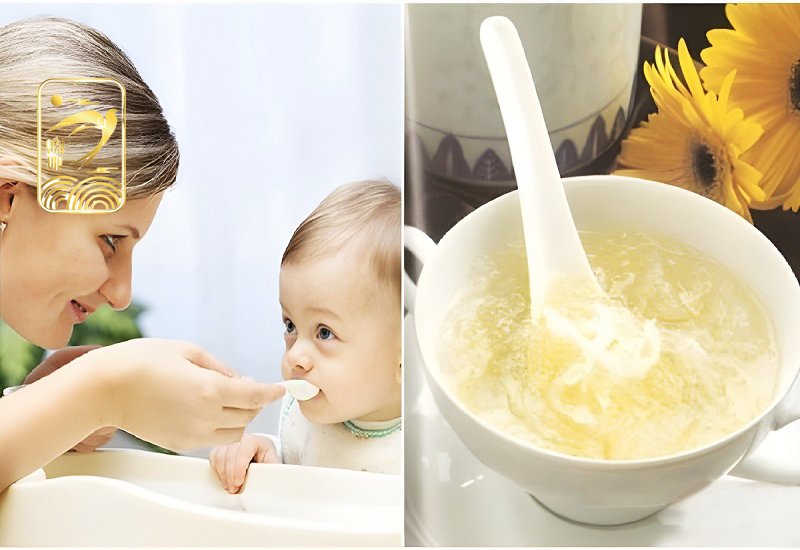 Bé mấy tuổi ăn yến được